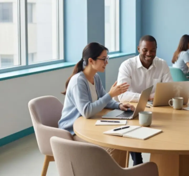 Uczestnicy społeczności dyskutujący online