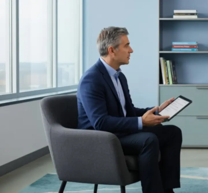 Rozmowa z ekspertem w nowoczesnym środowisku biurowym